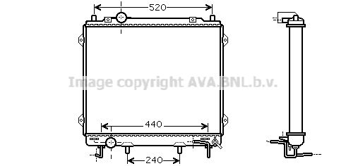 AVA QUALITY COOLING Radiators, Motora dzesēšanas sistēma HY2146